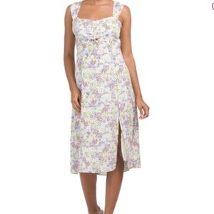 Astr the Label Floral Midi Dress Sz small